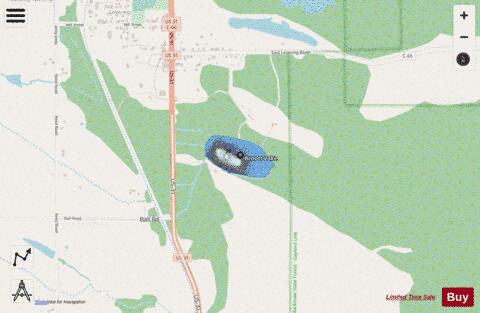 Arnott Lake depth contour Map - i-Boating App - Streets