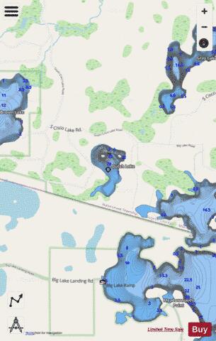 Dutch Lake depth contour Map - i-Boating App - Streets