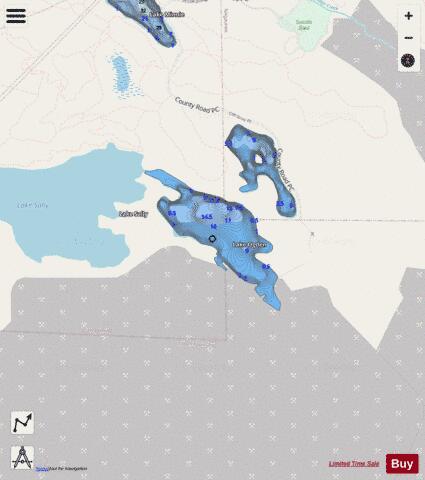 Ogden, Lake depth contour Map - i-Boating App - Streets