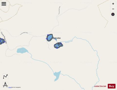 Sagola Lake, South depth contour Map - i-Boating App - Streets