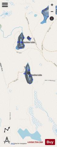 Condon Lake depth contour Map - i-Boating App - Streets