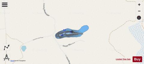 Kelsey Lake depth contour Map - i-Boating App - Streets