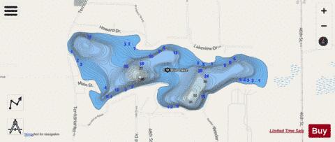 Christie Lake depth contour Map - i-Boating App - Streets