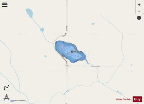 Merwin depth contour Map - i-Boating App - Streets