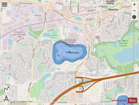 Susan depth contour Map - i-Boating App - Streets