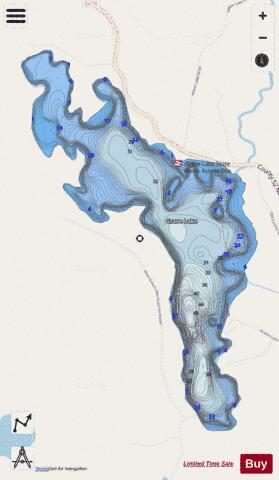 Grave depth contour Map - i-Boating App - Streets