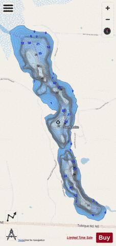 Swift depth contour Map - i-Boating App - Streets