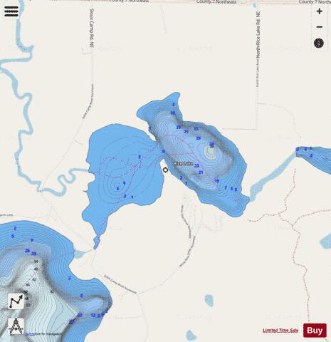 Rice depth contour Map - i-Boating App - Streets