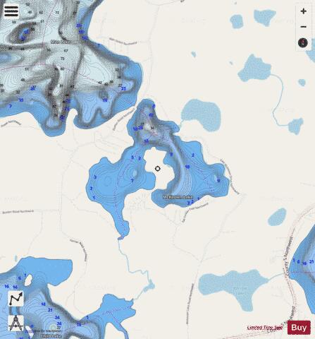 McKeown depth contour Map - i-Boating App - Streets