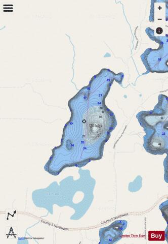 Kid depth contour Map - i-Boating App - Streets