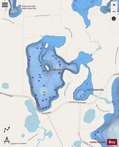 Child depth contour Map - i-Boating App - Streets