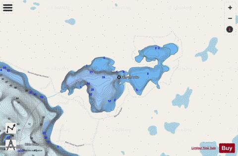 Barnum depth contour Map - i-Boating App - Streets