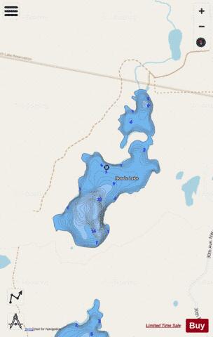 Hovde depth contour Map - i-Boating App - Streets