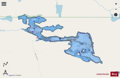 Ball Club depth contour Map - i-Boating App - Streets