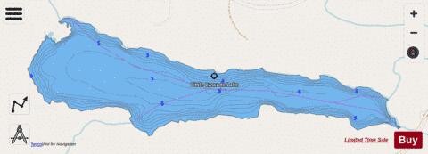 Little Cascade depth contour Map - i-Boating App - Streets