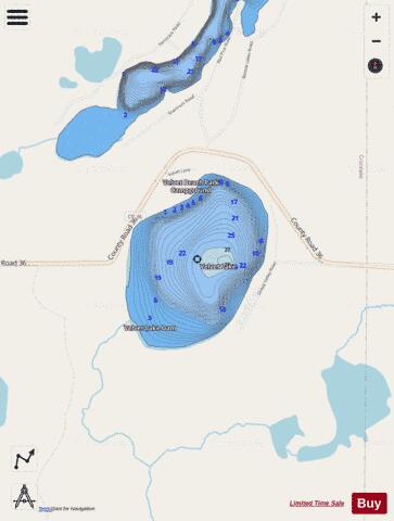 Velvet depth contour Map - i-Boating App - Streets