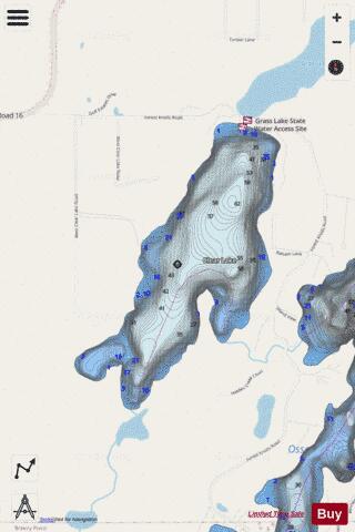 Clear depth contour Map - i-Boating App - Streets