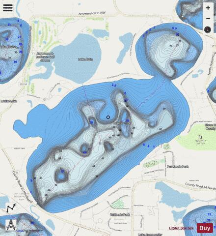 Darling depth contour Map - i-Boating App - Streets
