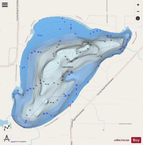 Andrew depth contour Map - i-Boating App - Streets
