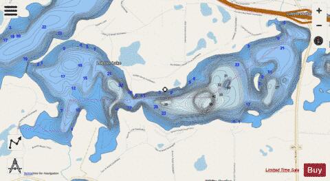 Lobster (East Bay) depth contour Map - i-Boating App - Streets