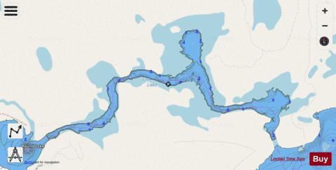Clausens depth contour Map - i-Boating App - Streets