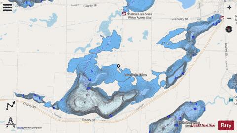 Belle Taine depth contour Map - i-Boating App - Streets