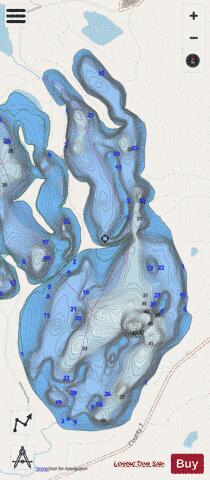 Mantrap (East Basin) depth contour Map - i-Boating App - Streets