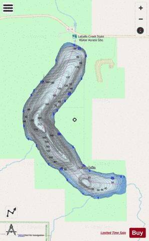 LaSalle depth contour Map - i-Boating App - Streets