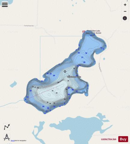 Thistledew depth contour Map - i-Boating App - Streets