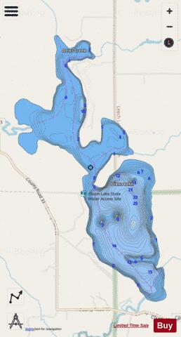 Dixon depth contour Map - i-Boating App - Streets