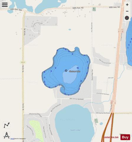 Skataas depth contour Map - i-Boating App - Streets