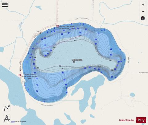Florida depth contour Map - i-Boating App - Streets