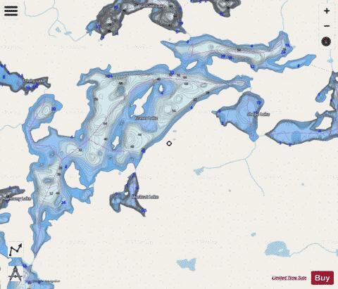 Fraser depth contour Map - i-Boating App - Streets