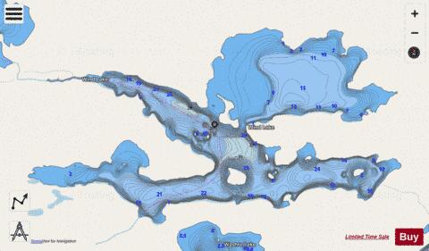 Wind depth contour Map - i-Boating App - Streets