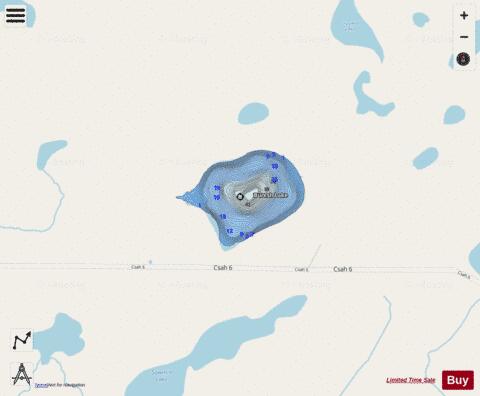 Buresh depth contour Map - i-Boating App - Streets