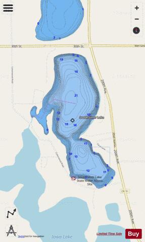 South Silver depth contour Map - i-Boating App - Streets