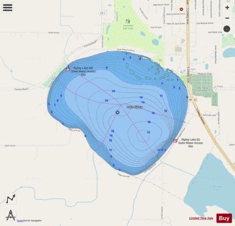 Ripley (west portion) depth contour Map - i-Boating App - Streets