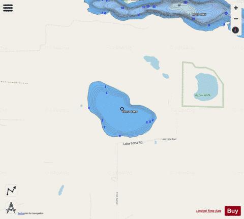 Edna depth contour Map - i-Boating App - Streets