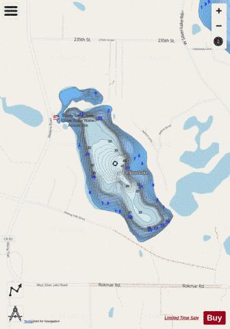 Elbow depth contour Map - i-Boating App - Streets