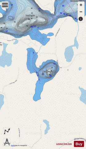 Bradbury depth contour Map - i-Boating App - Streets