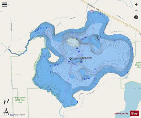 Shields depth contour Map - i-Boating App - Streets