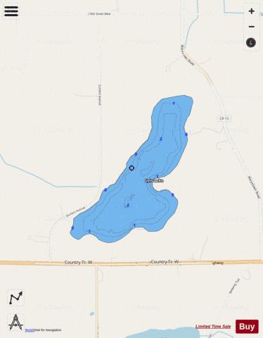 Geis depth contour Map - i-Boating App - Streets