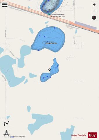 Unnamed depth contour Map - i-Boating App - Streets