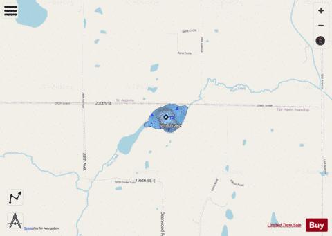 Mund depth contour Map - i-Boating App - Streets