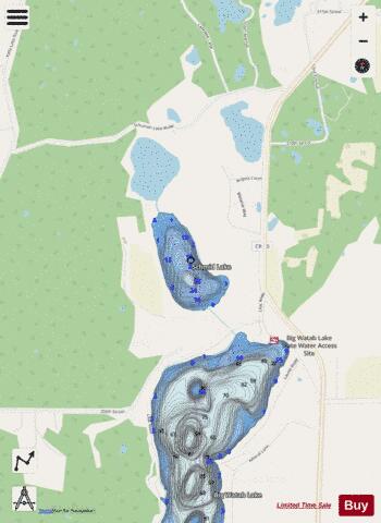 Schmid depth contour Map - i-Boating App - Streets