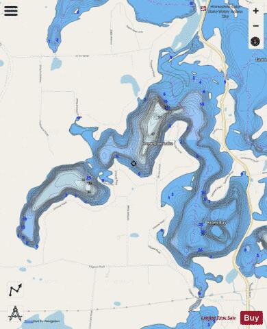 Horseshoe depth contour Map - i-Boating App - Streets