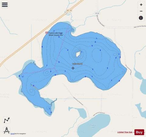 Hassel depth contour Map - i-Boating App - Streets