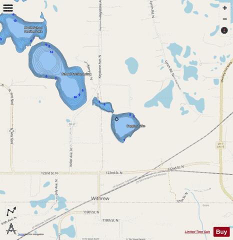 Unnamed (Goggins) depth contour Map - i-Boating App - Streets