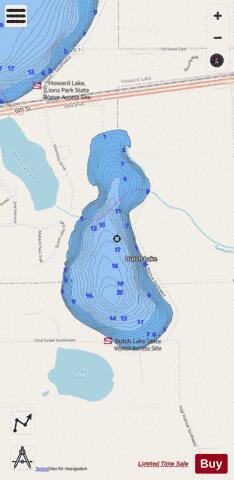 Dutch depth contour Map - i-Boating App - Streets