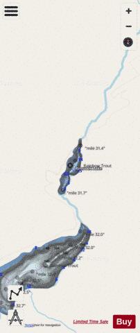 Rimrock Lake depth contour Map - i-Boating App - Streets